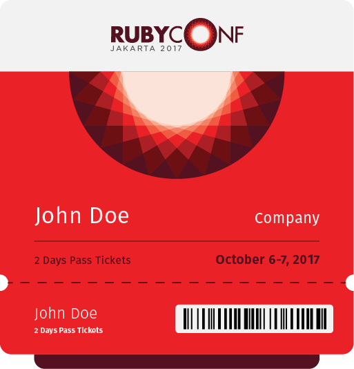 Ticket RubyConf Indonesia 2017
